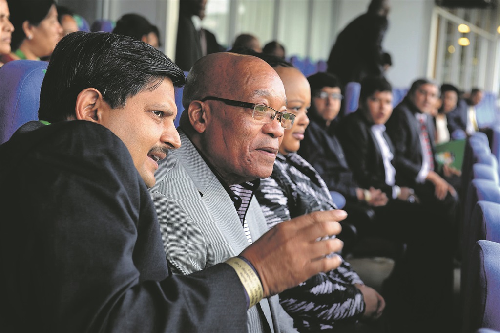 Atul Gupta and President Jacob Zuma. Picture: Siyabulela Duda/GCIS