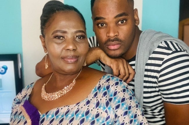 Zanele Ntsintsi and her son, Sonwabile who is a TikTok star.