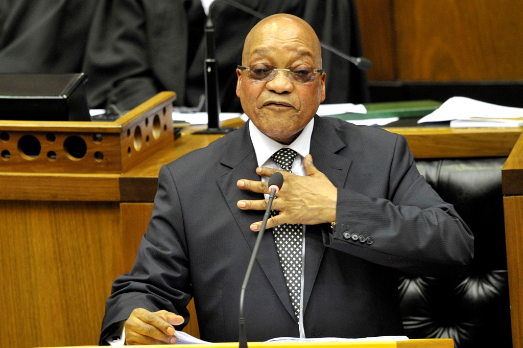 President Jacob Zuma replies to a two-day debate by members of Parliament on his 2016 state of the nation address.Picture: Lerato Maduna