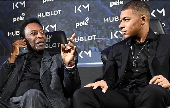 Hublot Brings Two Legends In Soccer Together: Pelé & Mbappé