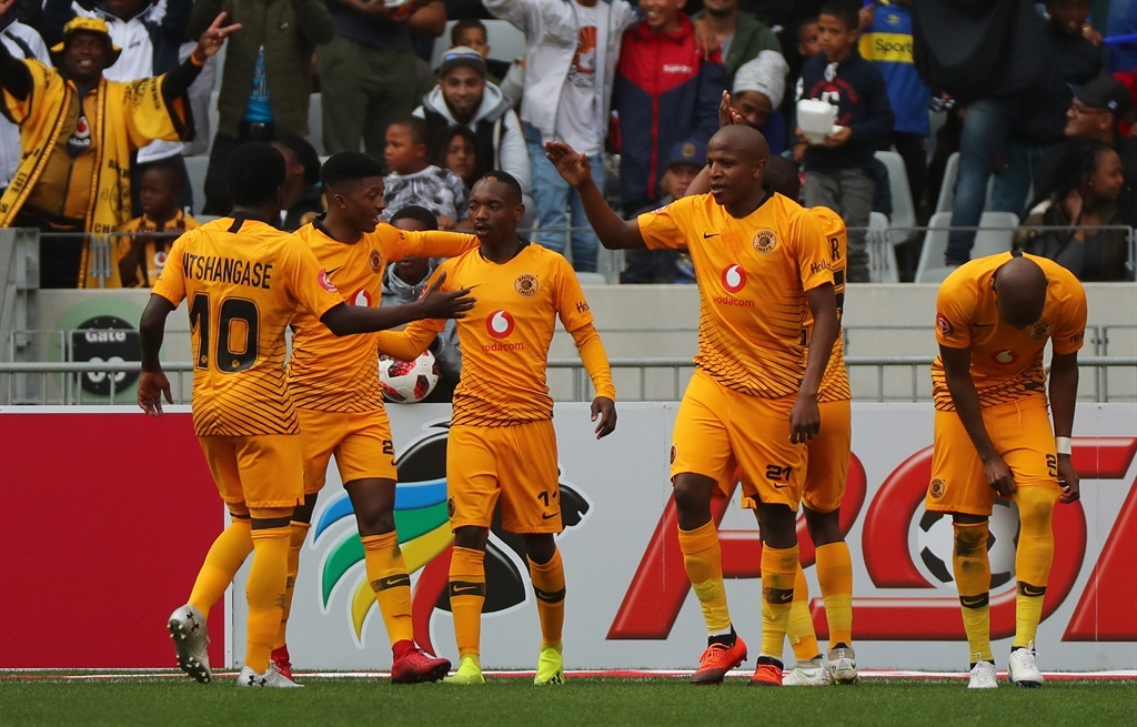 Kaizer Chiefs celebrating a goal. Photo: BackpagePix