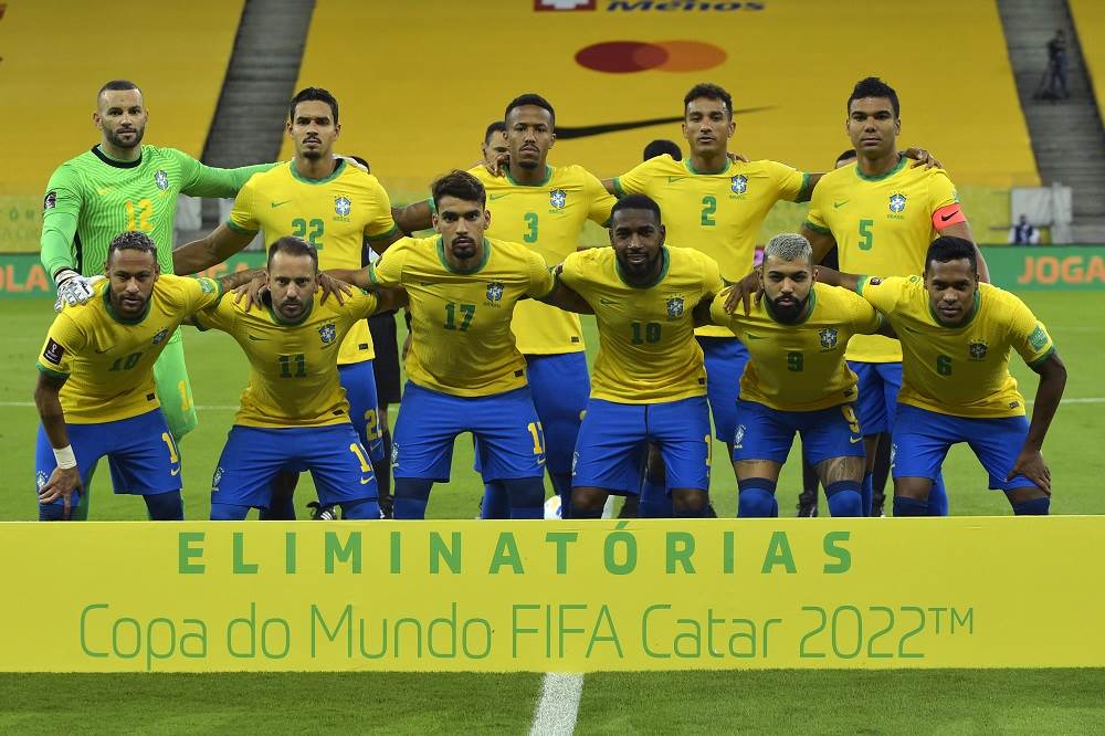 BRAZIL SQUAD FIFA WORLD CUP 2022 QUALIFIER 
