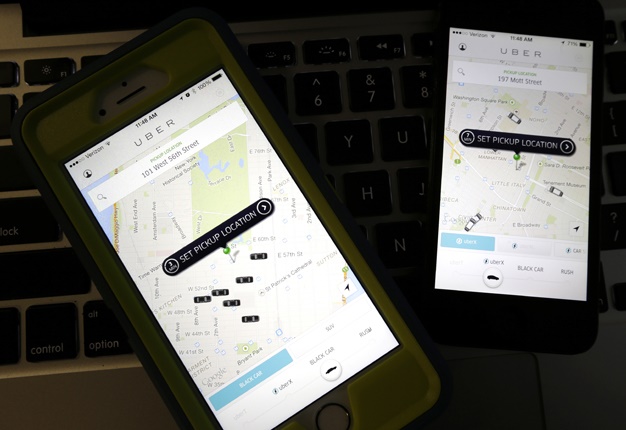 <b> DRIVING DOWN A NEW ROAD: </b> Uber is enabling passengers to tip its US drivers with a tap on its ride-hailing app for the first time. <i> Image: AP / Julio Cortez </i>