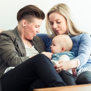 There is no link between same-sex parents and their child's gender identity.