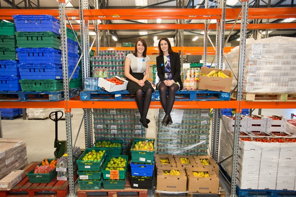 FoodCloud co-founders Iseult Ward and Aoibheann O’Brien at the launch of the FoodCloud Hub in Tallaght, Dublin. At the launch it was announced that Bia Food Initiative and FoodCloud are coming together. Working with their partners in the food, retail and charity sectors FoodCloud and FoodCloud Hubs will redistribute 4,000 tonnes of food across Ireland in 2017. Picture: Naoise Culhane