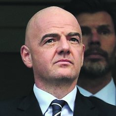 Agreed: Fifa president Gianni Infantino Picture: Dean Mouhtaropoulos / Getty Images