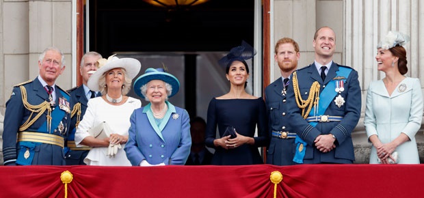 Members of Britain's royal family. (Photo: Getty Images)