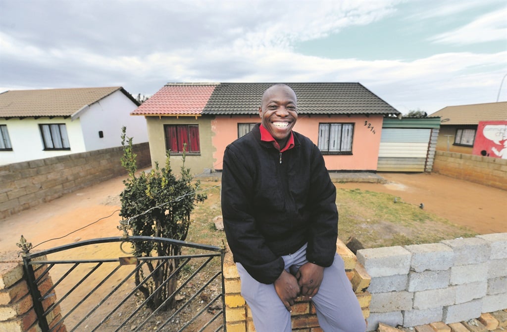 Property baron in the making: Honey Hindoga, who saved R100 000 using tips he found in City Press and started a business, is planning to expand his rooms-to-rent venture by buying a third property by the end of 2020. Picture: Leon Sadiki