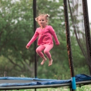 Jumping on a trampoline can be dangerous for kids. (iStock)