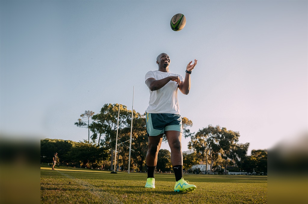 Junior Pokomela’s talent for rugby blossomed when he received a scholarship at the prestigious Grey High School in Gqeberha.