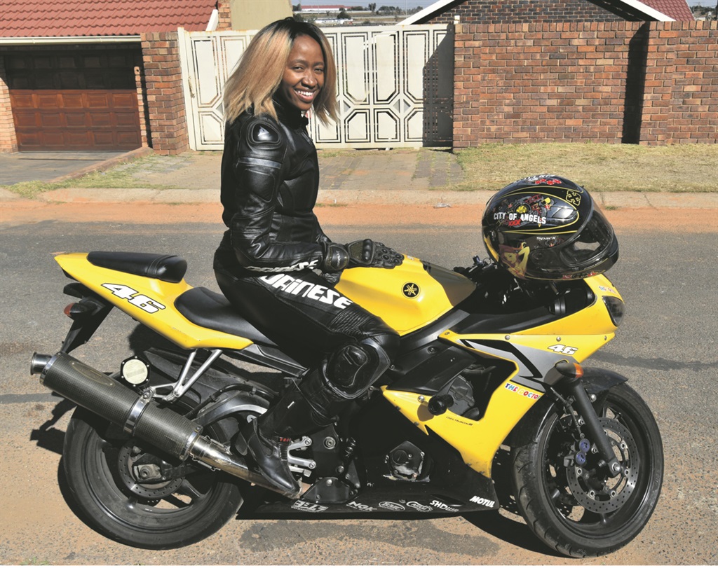 Tebello Tshabalala loves bikes and wishes she could buy many more.  Photo by    Kopano Monaheng