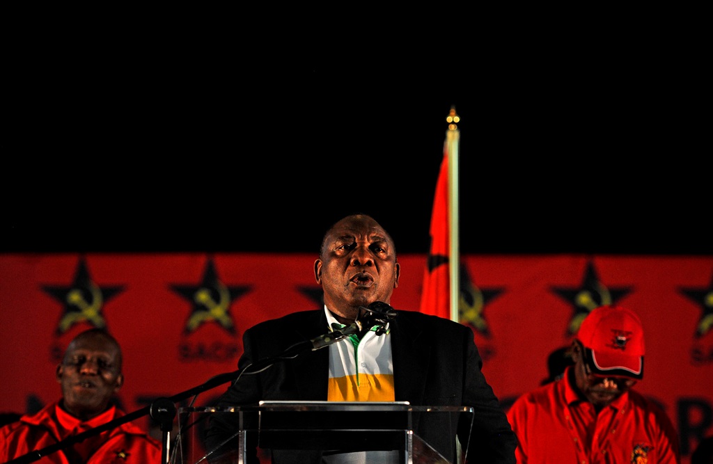 Deputy President Cyril Ramaphosa speaks at the SACP conference on Wednesday (July 12 2017). Picture: Tebogo Letsie/City Press