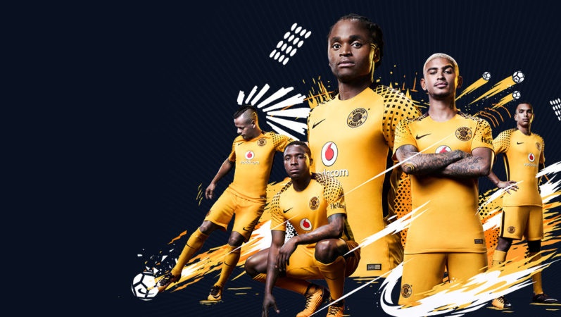 Kaizer Chiefs new jersey for the 2017/18 season 