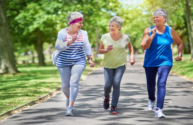 older women exercising 