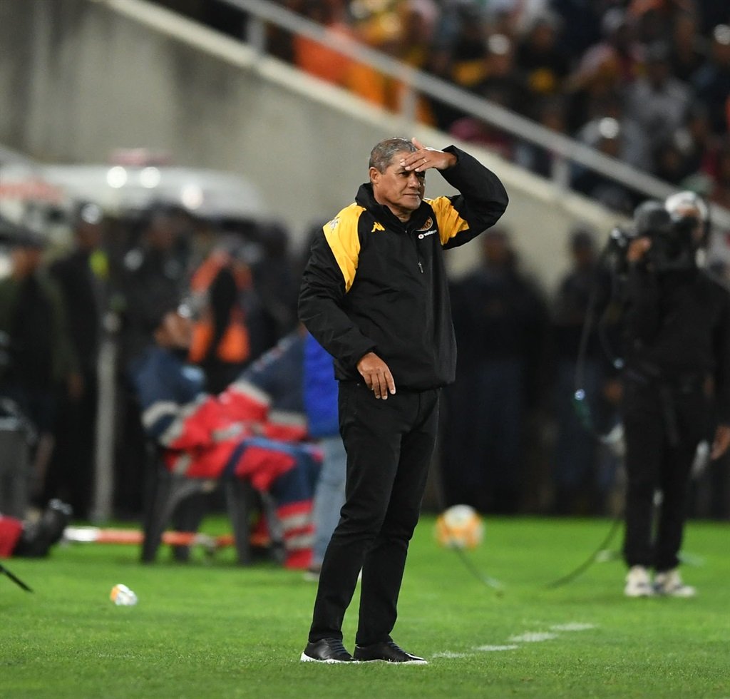 POLOKWANE, SOUTH AFRICA - APRIL 27: Cavin Johnson head coach of Kaizer Chiefs during the DStv Premiership match between Kaizer Chiefs and  SuperSport United at Peter Mokaba Stadium on April 27, 2024 in Polokwane, South Africa. (Photo by Philip Maeta/Gallo Images)
