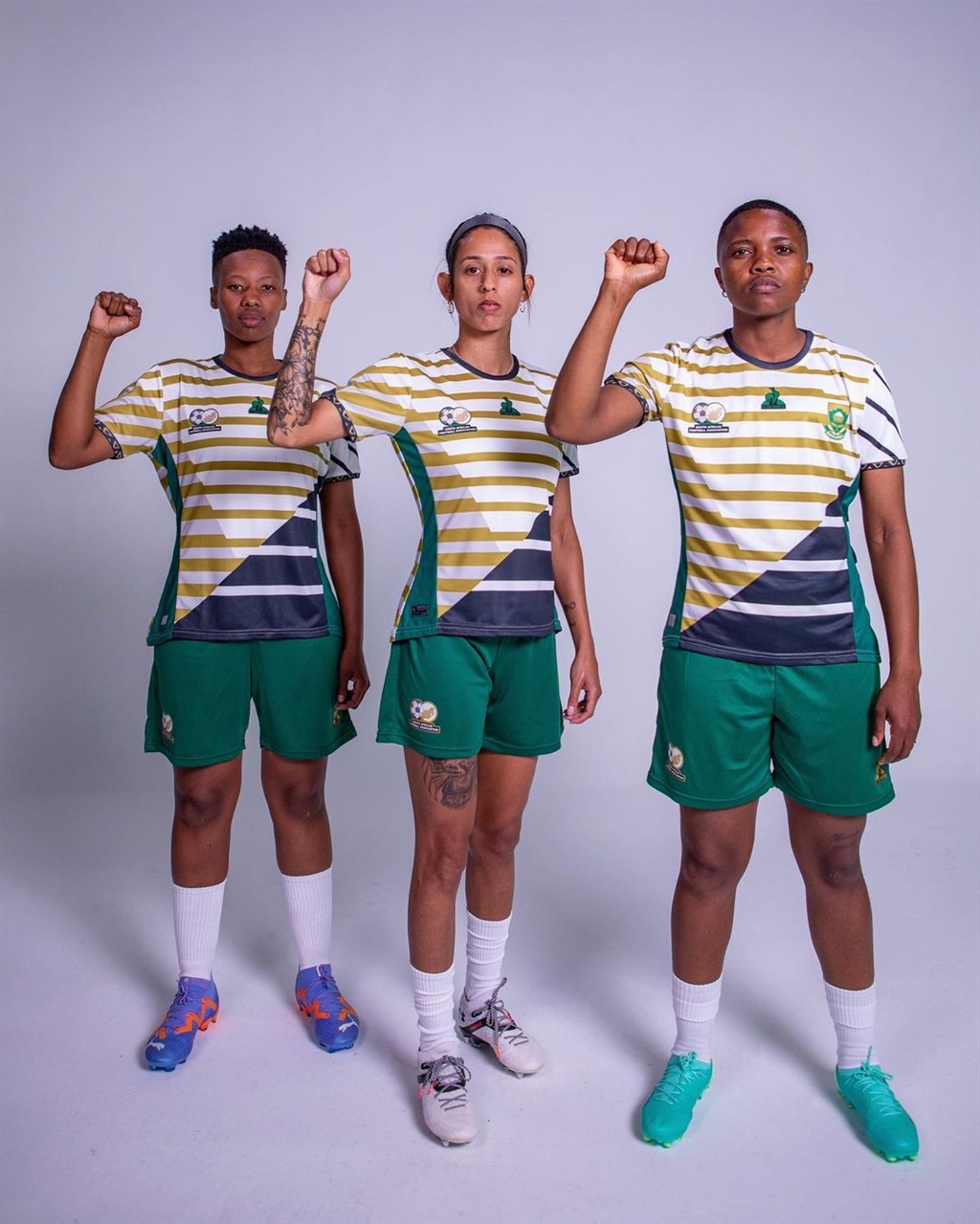 The new SAFA national team kits manufactured by Le