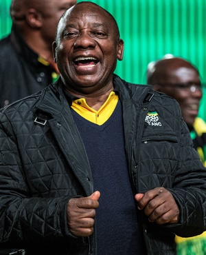 Deputy President Cyril Ramaphosa at the ANC’s six-day national policy conference. (Gianluigi Guercia, AFP)