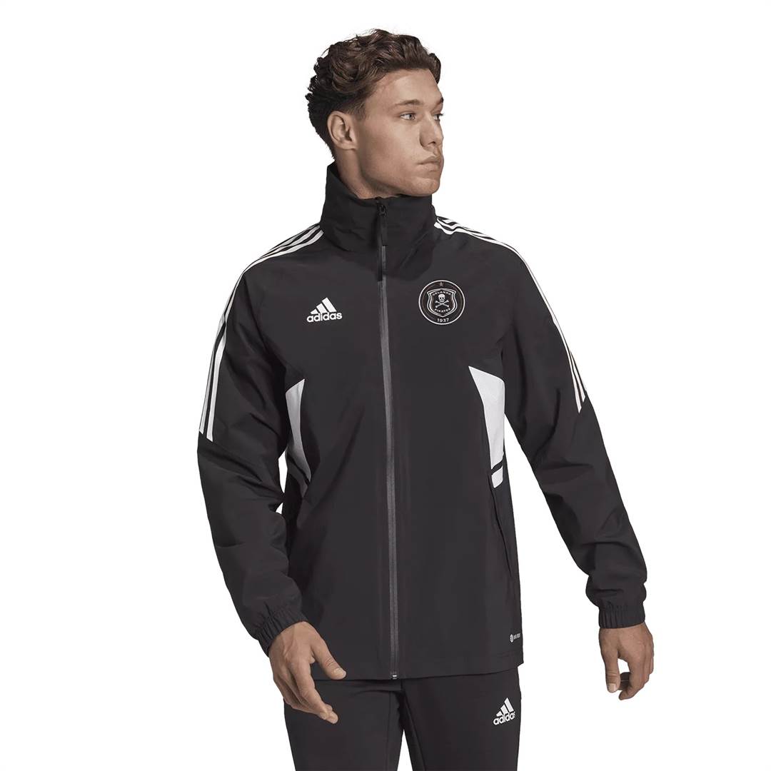 Orlando Pirates Adidas football soccer track top jacket zip up