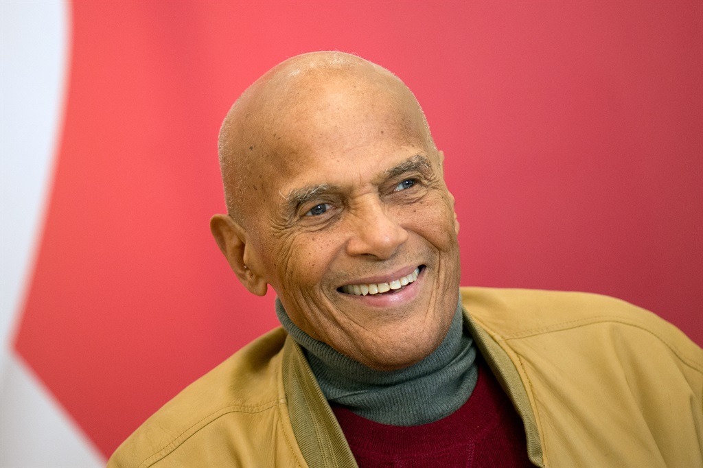 US American singer, actor, and entertainer, Harry Belafonte, takes part as guest of honor at a press and photo event for the 10th Hope Gala in the Taschenberg Kempinski Hotel in Dresden, Germany, 29 October 2015.