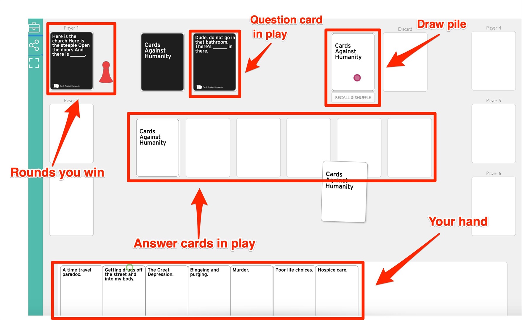 Playing cards io cards against humanity examples