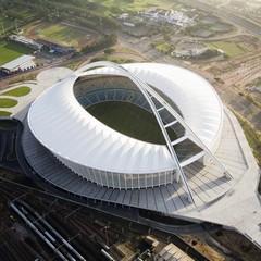 The Moses Mabhida Stadium in Durban is innovative and stunning with the coastal backdrop.