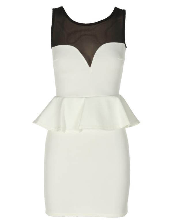 Trend spotter in white: Peplum dress | Drum