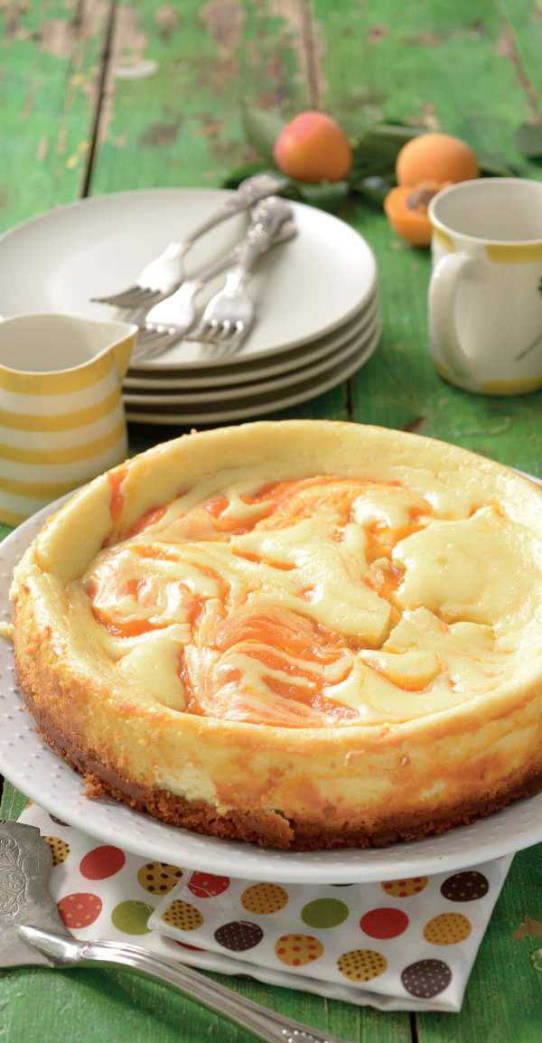 Apricot cheese cake | Drum
