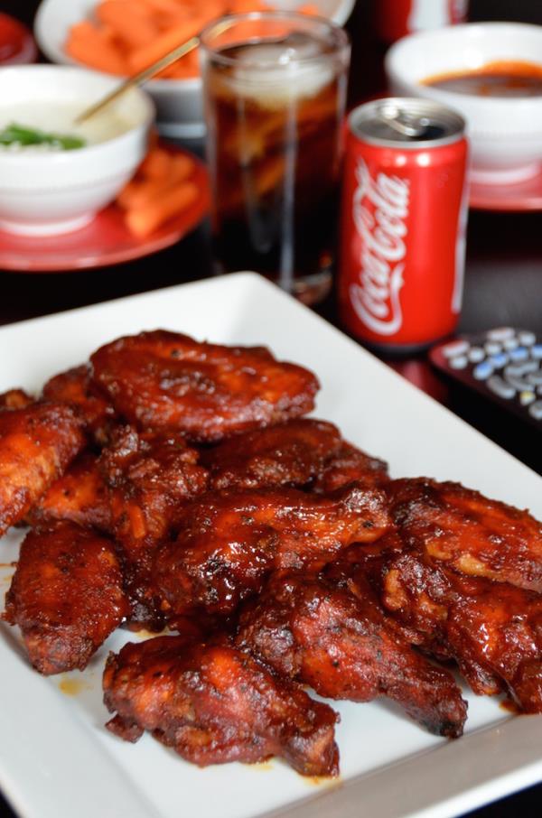 How to make sweet and spicy CoCa-Cola chicken wings | Drum