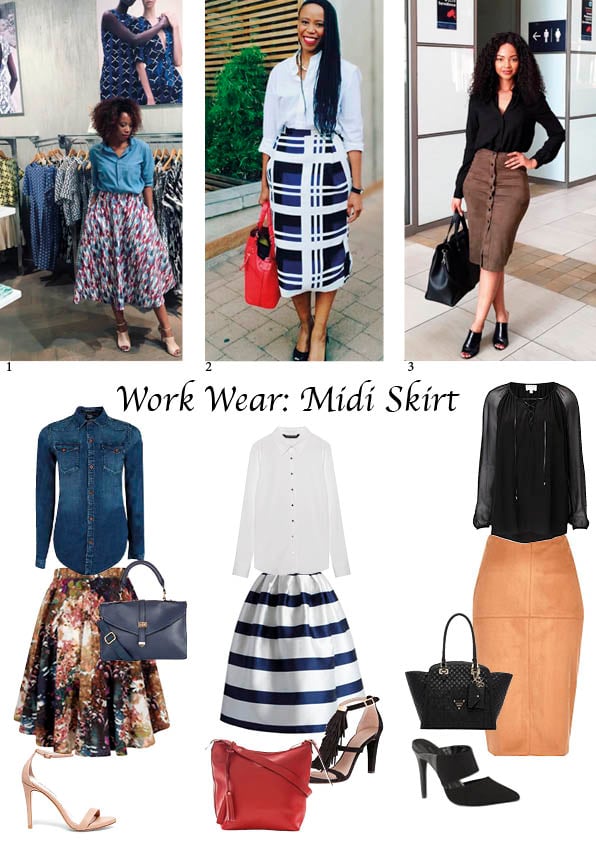 Midi Skirt Work wear