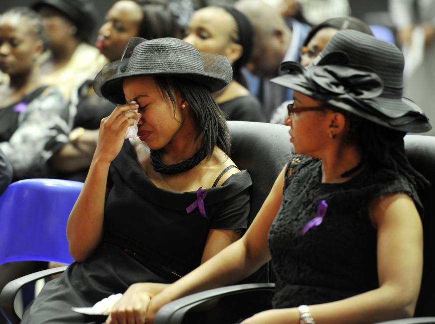 GALLERY: Family & friends say farewell to Palesa Madiba ...