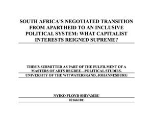 floyd shivambu masters thesis pdf