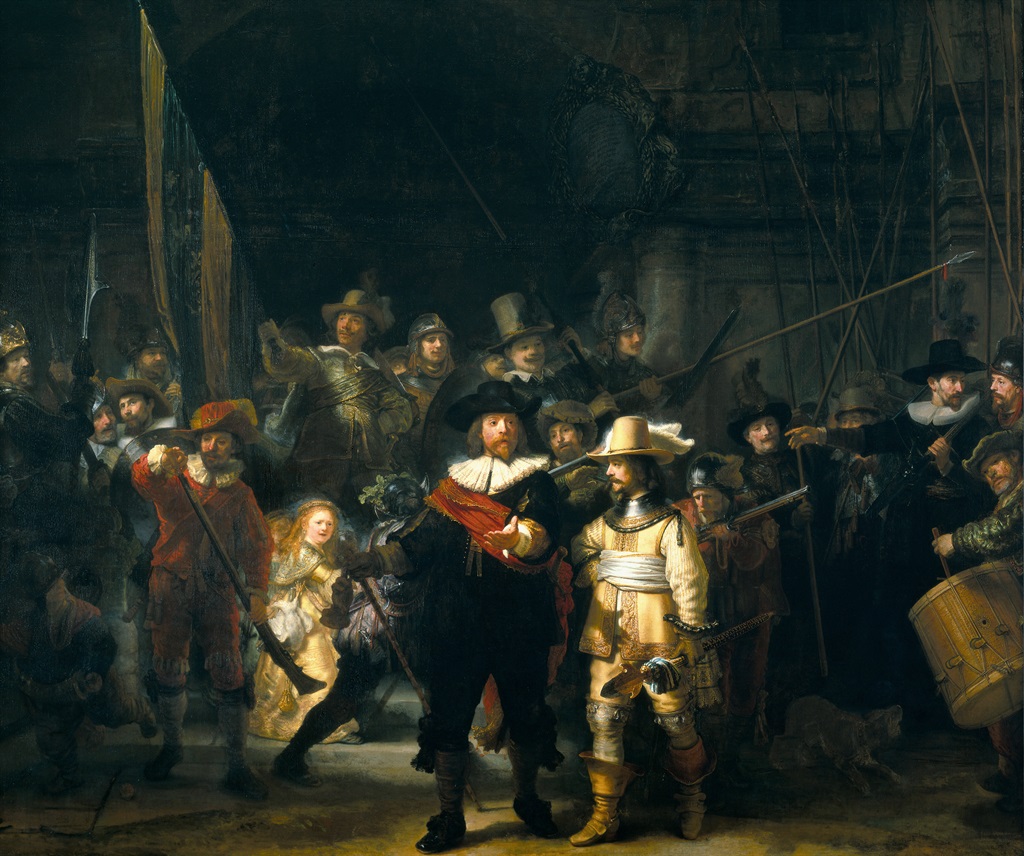 The Company of Frans Banning Cocq and Willem van Ruytenburch, also known as The Night Watch or Nightwatch. 1642. Rijksmuseum, Amsterdam, The Netherlands. (Photo by VCG Wilson/Corbis via Getty Images)
