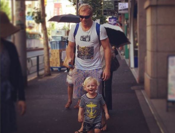 Happy birthday Schalk Jr Schalk Burger s son is two today You