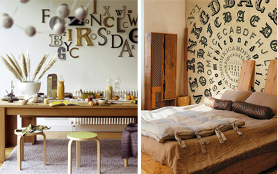 15 Ideas For Decorating With Letters You