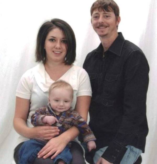 Billie-Jean Hayworth, Billy Payne and their baby, PHOTO: facebook.com/swordandscale