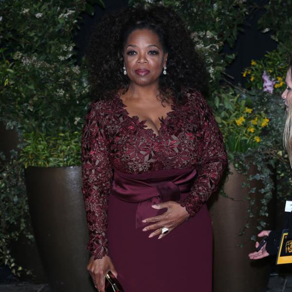 Oprah in Elegant Evening Dresses Long