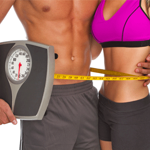 Waist line of fit couple