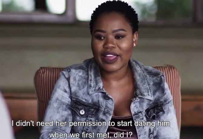 Zinhle Mhlongo chose booze over her lover of four years, Dulas. 