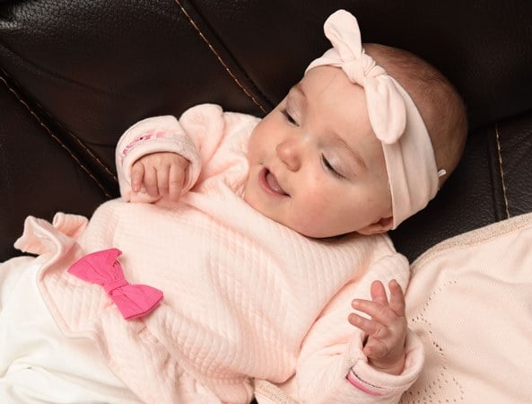 Baby Francesca at nine months old. PHOTO: Magazine Features