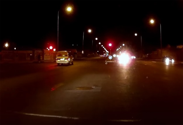 <b>TYPICAL TAXI BEHAVIOUR:</b> A dash-cam captured a taxi skipping two red traffic lights in less than two minutes in SA. Why is this considered "normal" road behaviour? <i>Image: YouTube</i>