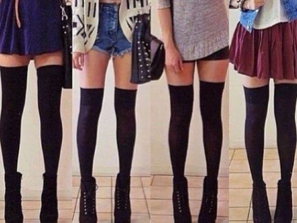 What to wear with thigh high socks