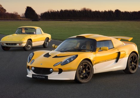 The and the new, a Lotus Elan and Exige, both with four-cylinder blocks. Will this tradition soon change in favour of a V6 configuration?