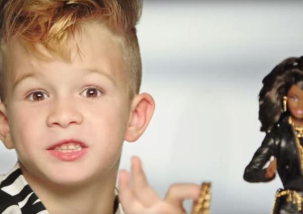 Moschino dares to feature a boy as star of its Barbie doll video ad