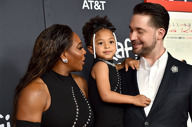 WATCH | Serena Williams' daughter Olympia has a sweet backhand swing! - News24