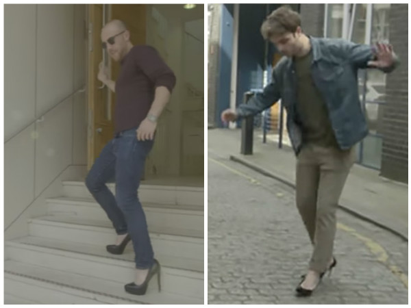 guys wearing high heels