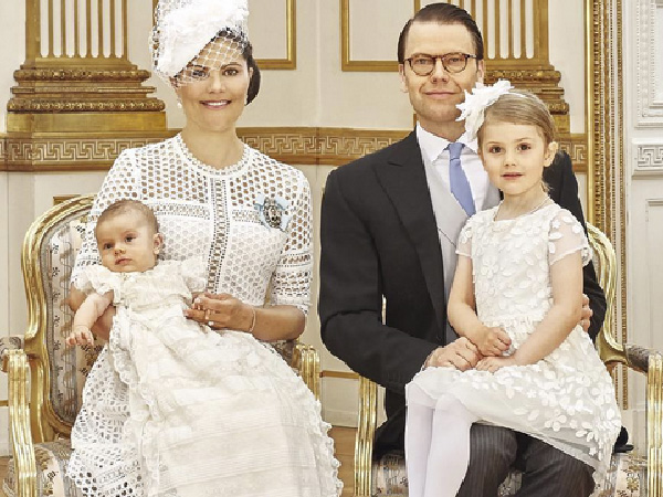 Sweden's Prince looks absolutely adorable at christening - the pics You