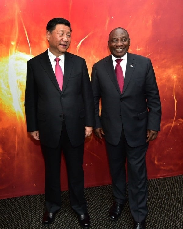 President Cyril Ramaphosa and President Xi Jinping of the People’s Republic of China. Picture: Kopano Tlape/GCIS