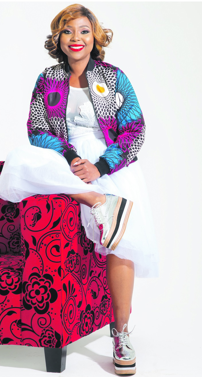 POWER DUO Mpho Maboi is dressed by one of SA’s prolific African print designers, Khosi NkosiPHOTOs:   supplied