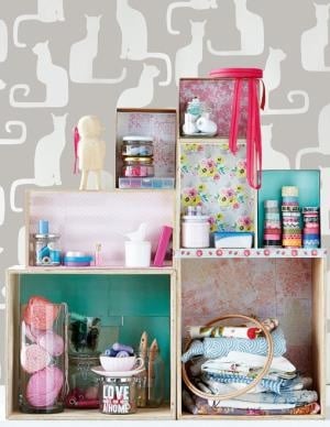 decor, daily fix, diy, creative, boxes, clutter