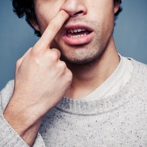 Are you a serial nose-picker? (iStock)